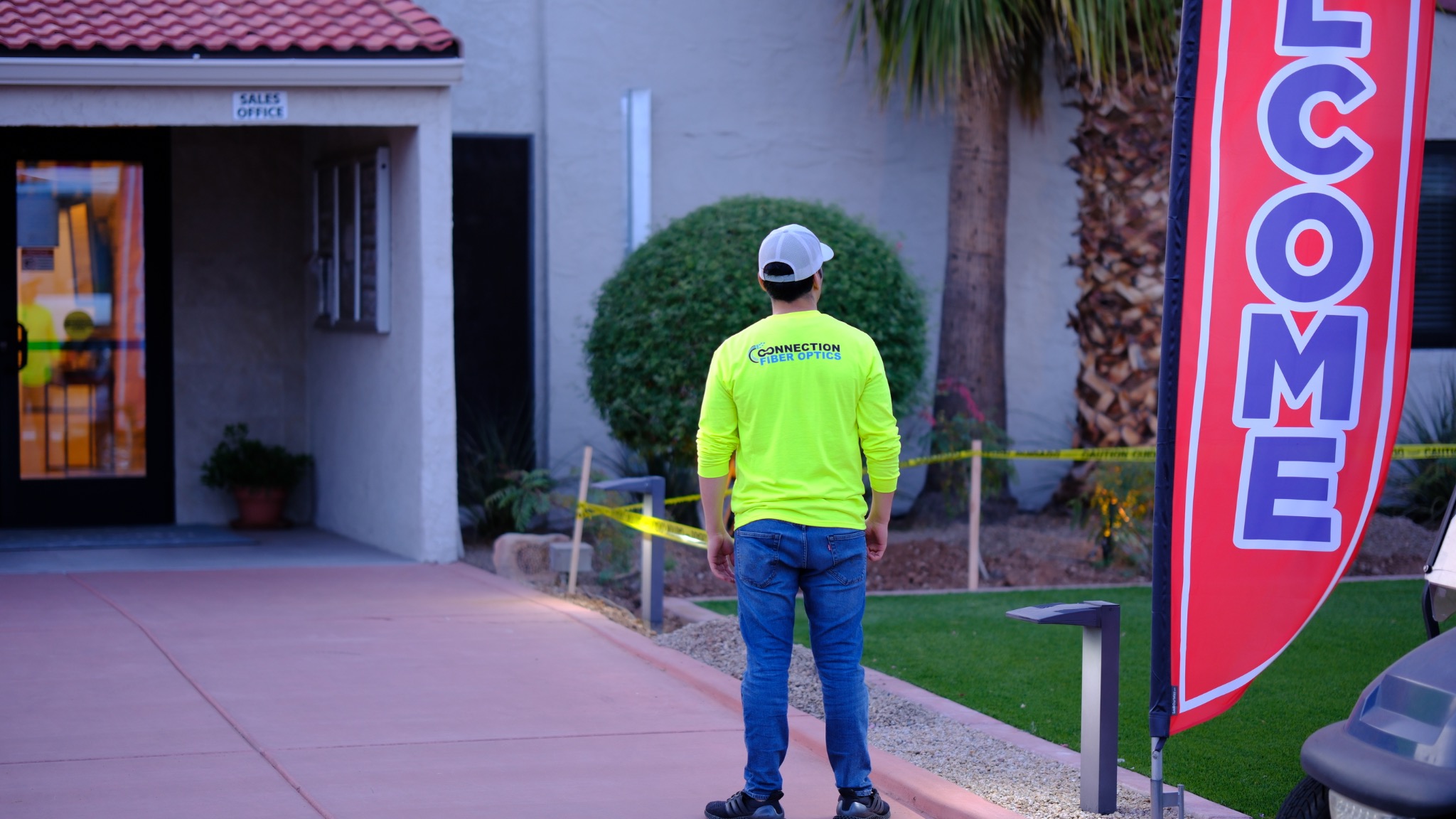 Connection Fiber team in the field
